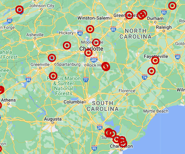 Target Distribution Center Map - izba